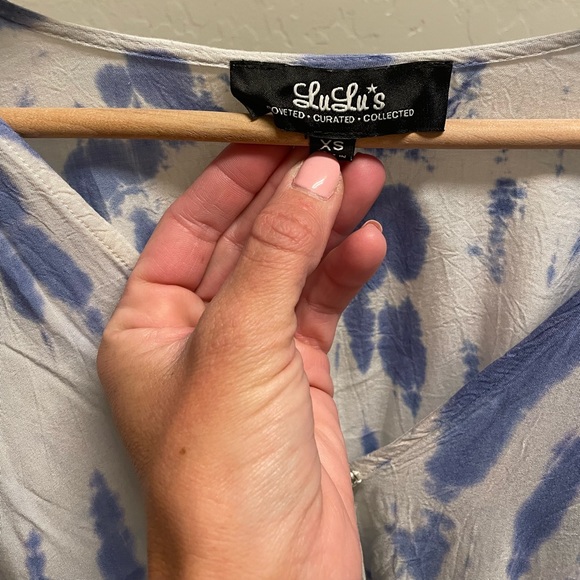 Lulu's tie dye romper - Picture 4 of 5